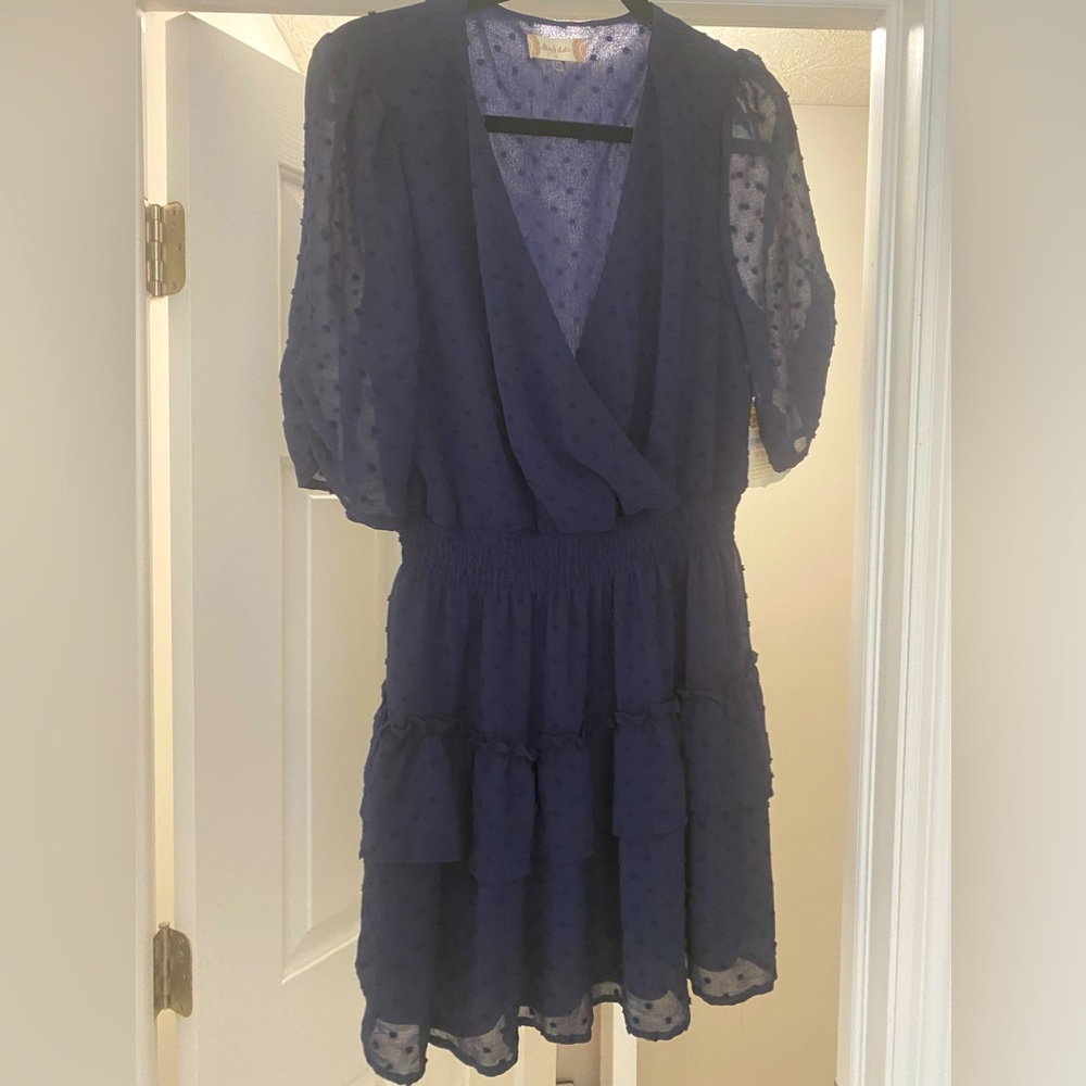 Brand New Navy Blue Dress Alter’d State Sz Large